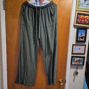 Gilligan & O'Malley Olive Green Drawstring Joggers